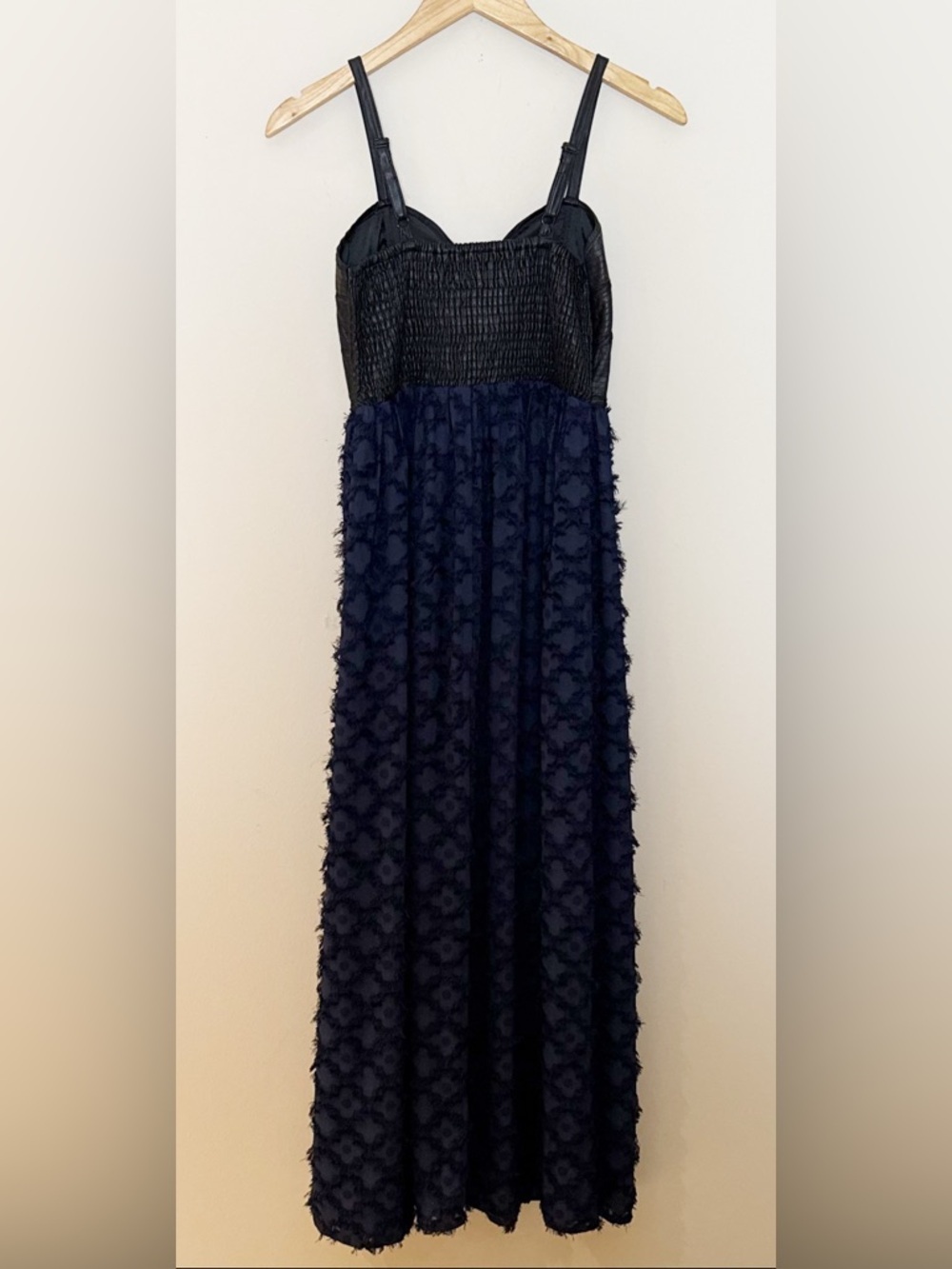 Current Air Los Angeles Midi Dress | Faux Leather Smoked | XS - Picture 5 of 13